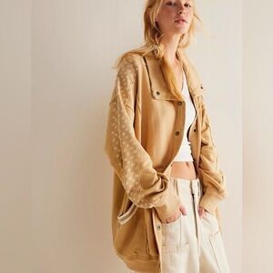 FREE PEOPLE We The Free Heritage Track Jacket